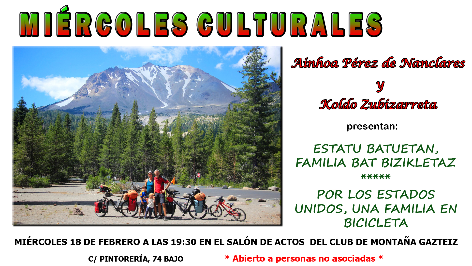 Foto Miércoles culturales: Ainhoa Pérez de Nanclares y Koldo Zubizarreta